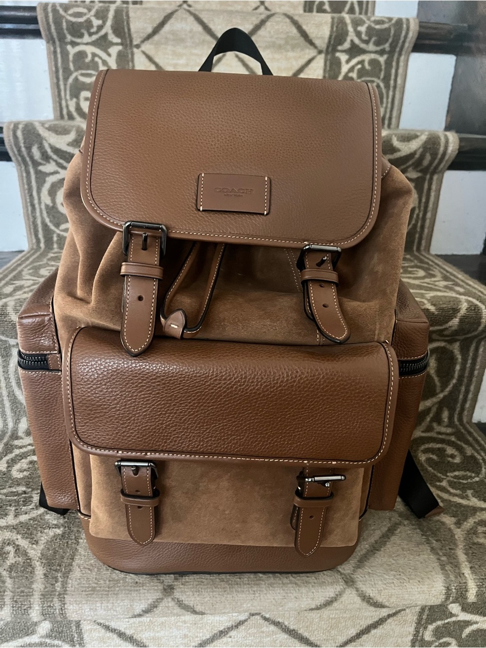 Coach Suede Backpack